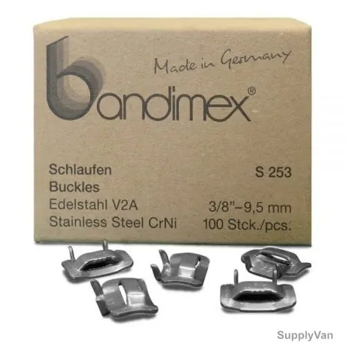 Bandimex Buckle, S-253, 9.5MM, 100 PCS/Box — image 1