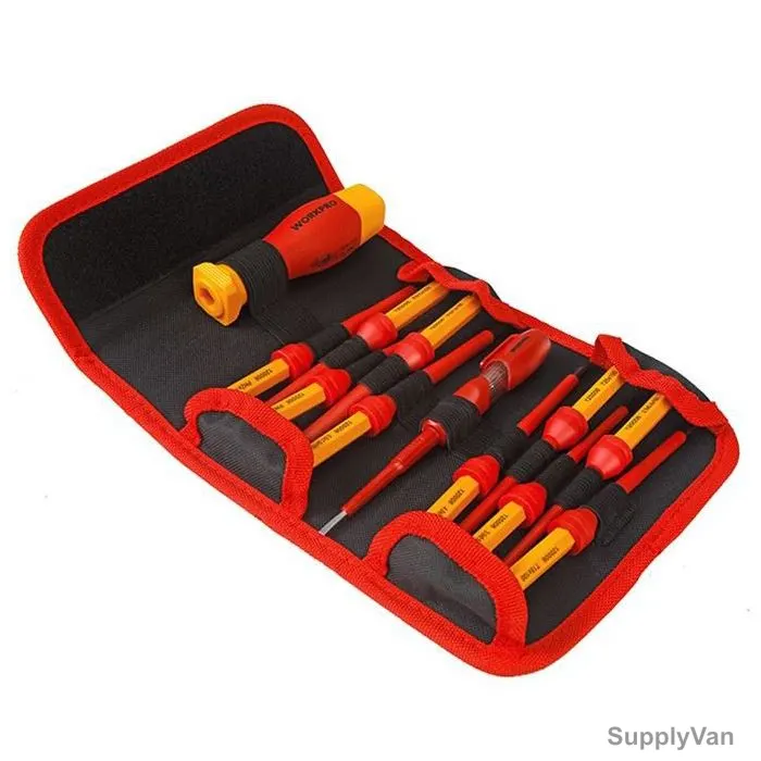 Workpro Insulated Changeable Screwdriver Set, WP341018, 12 Pcs/Set — image 1