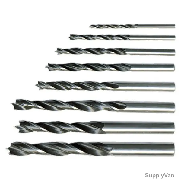 Sparta Wood Drill Bit Set, 702125, Cylindrical Shank, 8 Pcs/Set