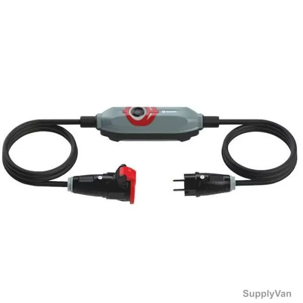 Wurth PRCD-S+ Safety Distributor, 0774610003, 16A, 230VAC, 3 Mtrs Length — image 1