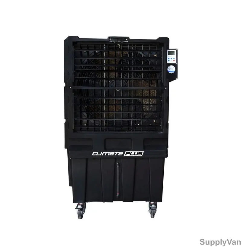Climate Plus Outdoor Air Cooler, CM-12000, 450W, 12000 Cu.Mtr/Hr, 80 Ltrs Tank Capacity, Black