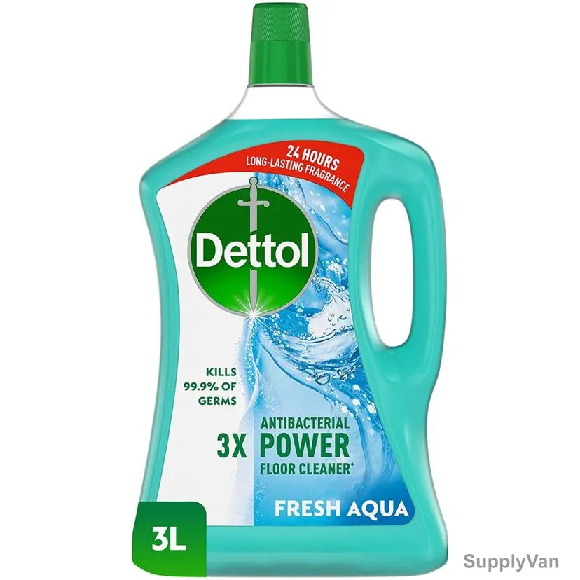 Dettol Antibacterial Power Floor Cleaner, Aqua, 3 Ltrs — image 1