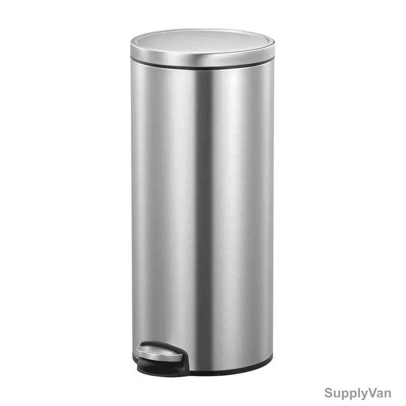 Eko Pedal Trash Bin, SS75-30, Stainless Steel, 30 Ltrs, Silver