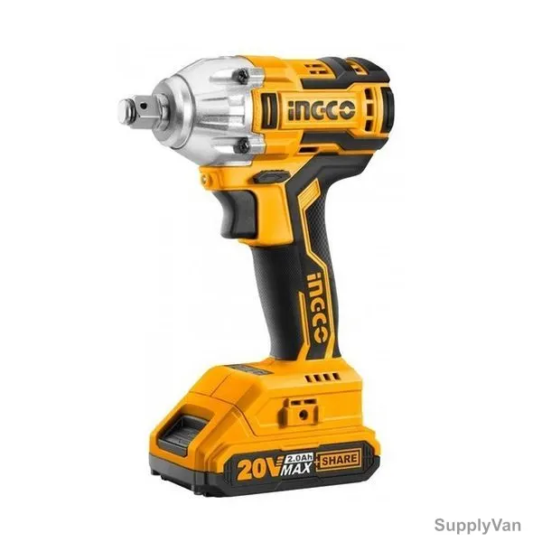 Ingco Cordless Impact Wrench, CIWLI2035, 20V, 1/2 Inch Drive — image 1