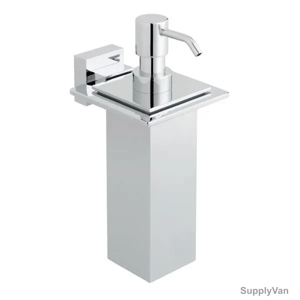 Vado Soap Dispenser, Level, Wall Mounted, Chrome, Silver — image 1