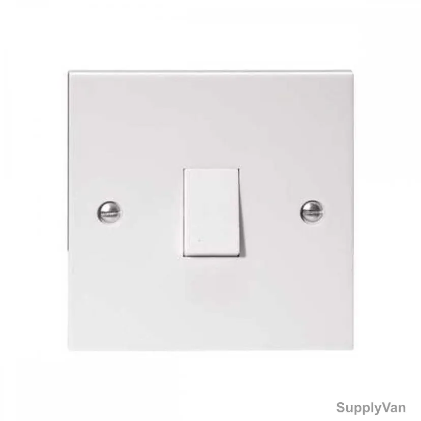 Tenby Intermediate Light Switch, 7713, 1 Gang, 10A, 250VAC