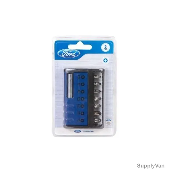 Ford Titanium Screw Driving Bits Set, FPTA-01-0044, 25MM, Silver, 8PCS