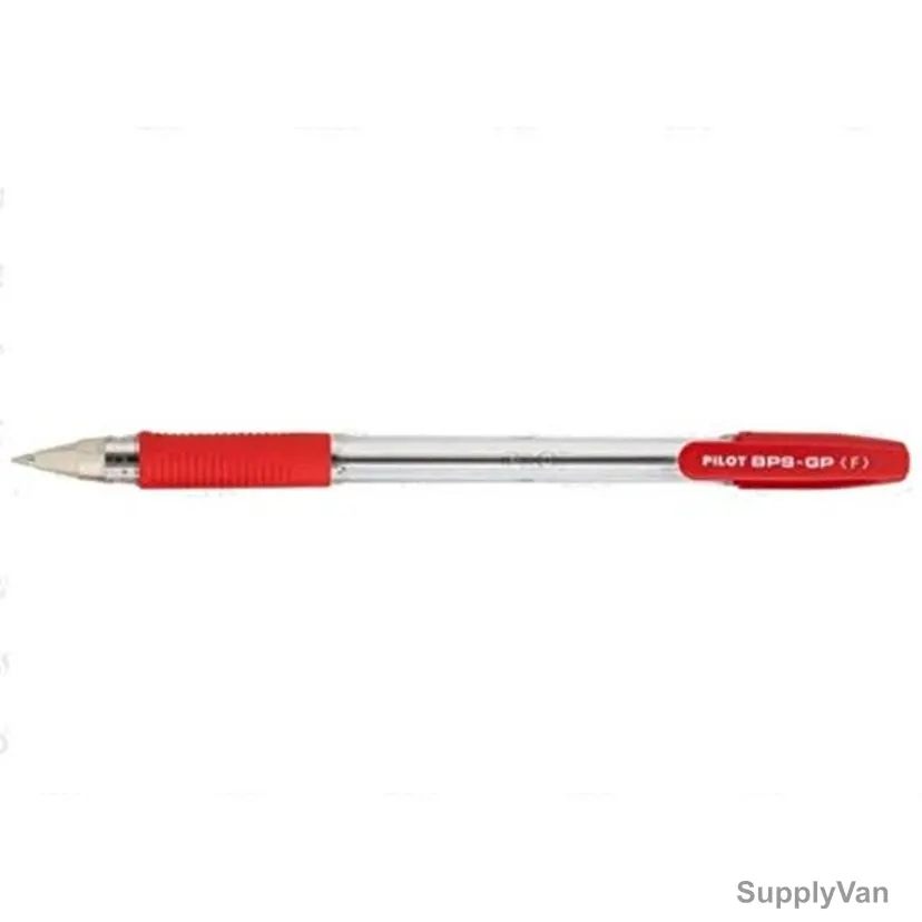 Pilot Ballpoint Pen, BPS-GP, 0.7MM, Red, 12 Pcs/Pack