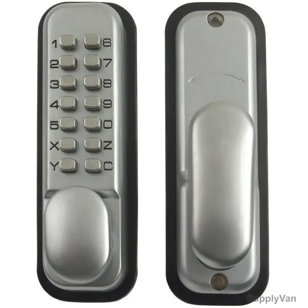 Yale Door Push Button, Satin Chrome