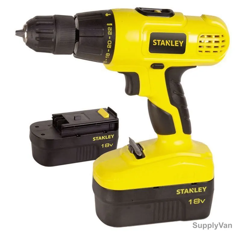 Stanley Cordless Compact Hammer Drill, STDC18HBK, 18V