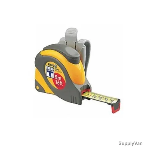 Fisco Measuring Tape, BT5ME, Big-T, 5 Mtrs x 19MM