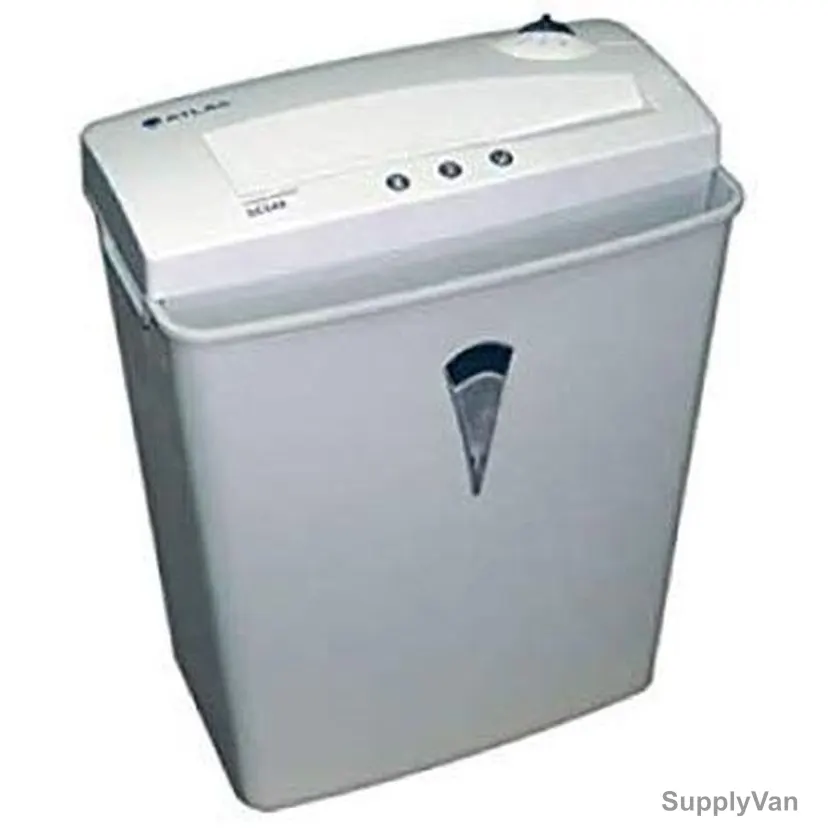 Atlas Paper Shredder, AS-S2-SC0540, Strip Cut, 5 Sheets, 6mm, White