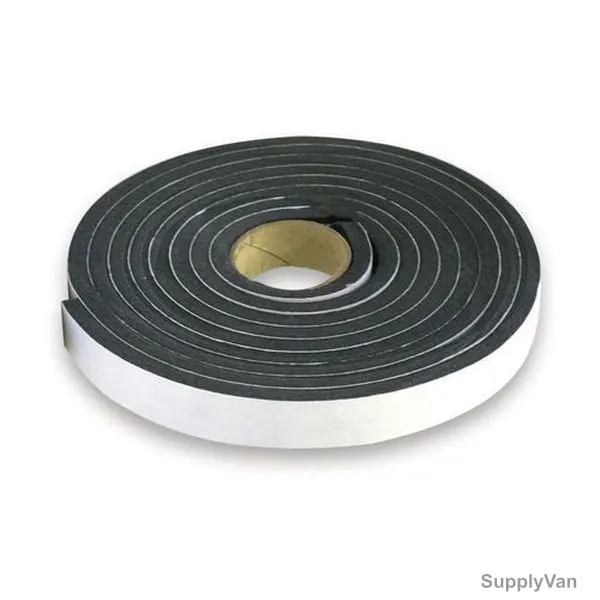 Single Sided Foam Tape, 3MM, 48MM x 5 Mtrs, Black/White