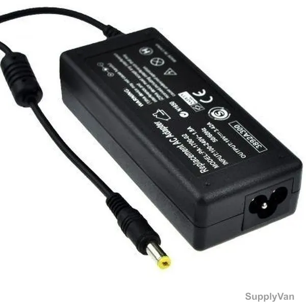 Acer Aspire Laptop Battery Charger, 19V, Black