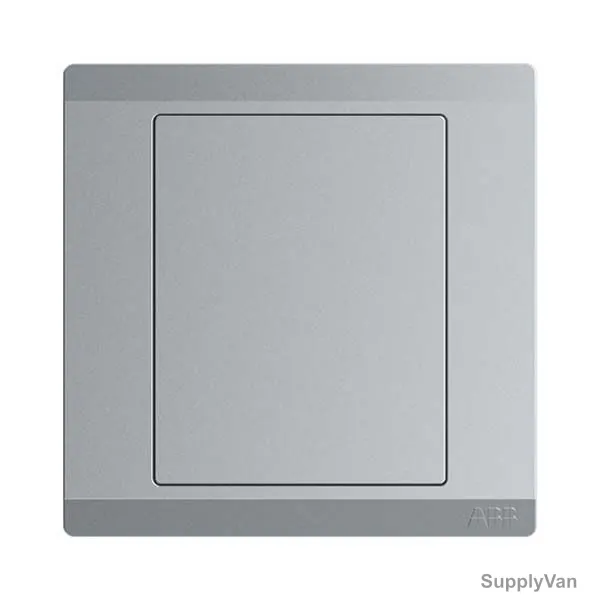 Abb Electrical Blank Wall Plate, BL504-G, lnora, 1 Gang, Classic Grey — image 1