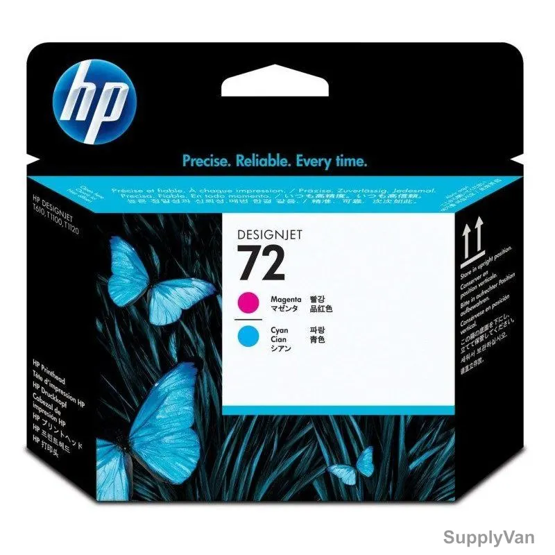 HP DesignJet Printhead, C9383A, 72, Magenta/Cyan — image 1