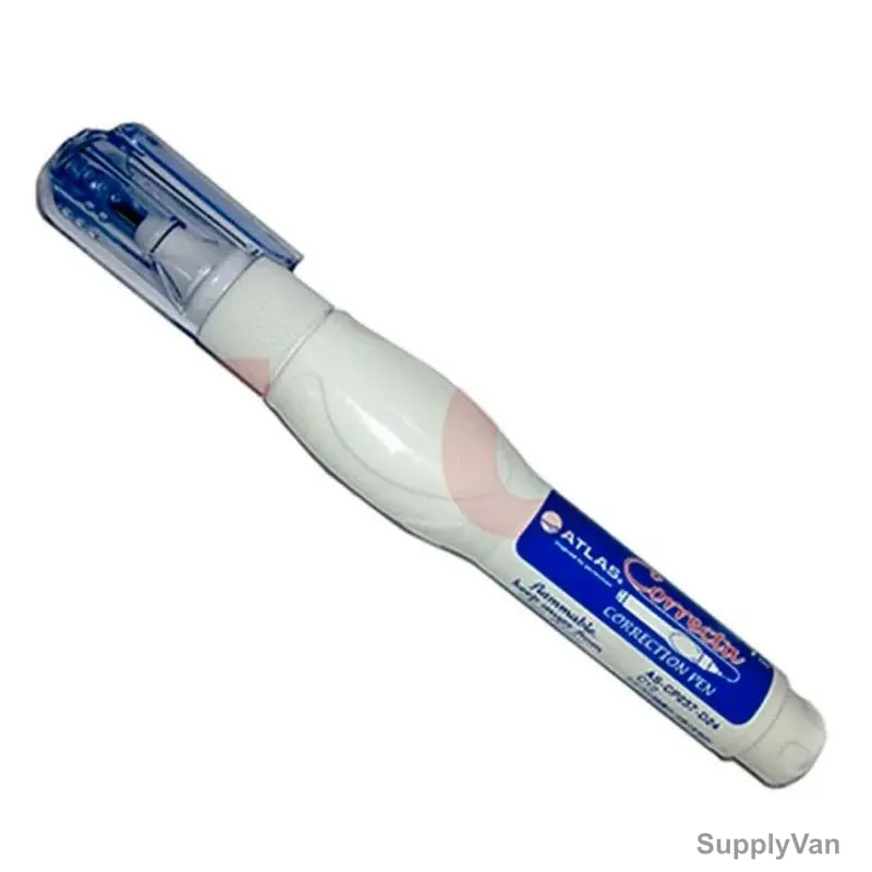 Atlas Correction Pen, AS-CP237-02P, 7ML, White, 2 Pcs/Pack