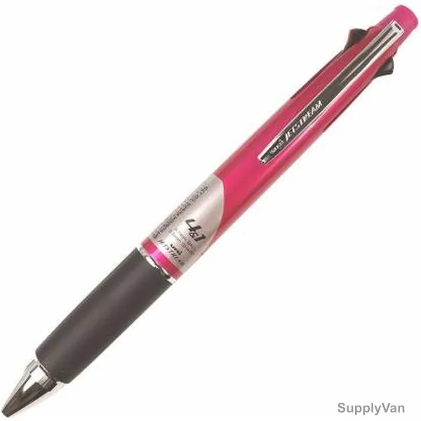 Uni-Ball 4 Color Multi-Function Pen, MSXE5-1000-01PK, Jetstream, 0.7MM Tip, Pink