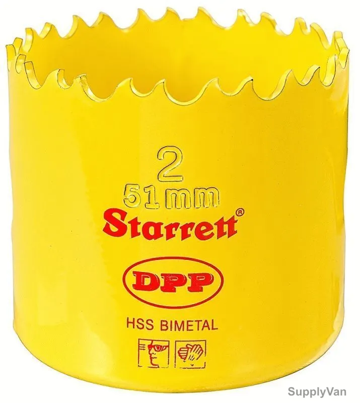 Starrett Dual Pitch Professional Hole Saw, DH0200, 51mm