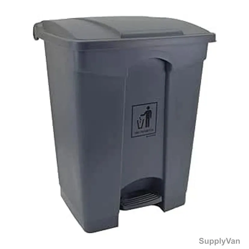 Swish Garbage Bin With Pedal, Plastic, 45 Ltrs, Grey — image 1