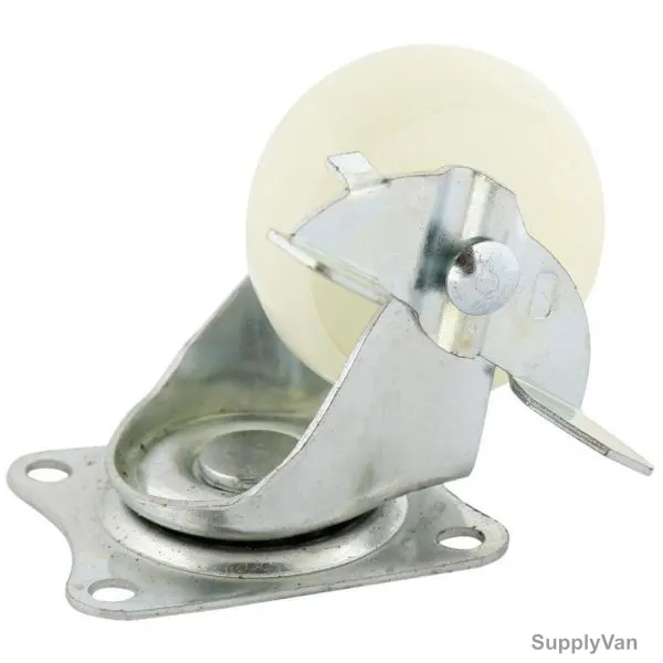 Caster Wheel Flat With Break, 2 Inch