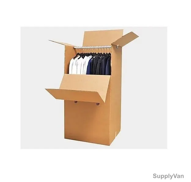 Duboxx Wardrobe Box With Anchor Rod, 5 Ply, 610 x 535CM