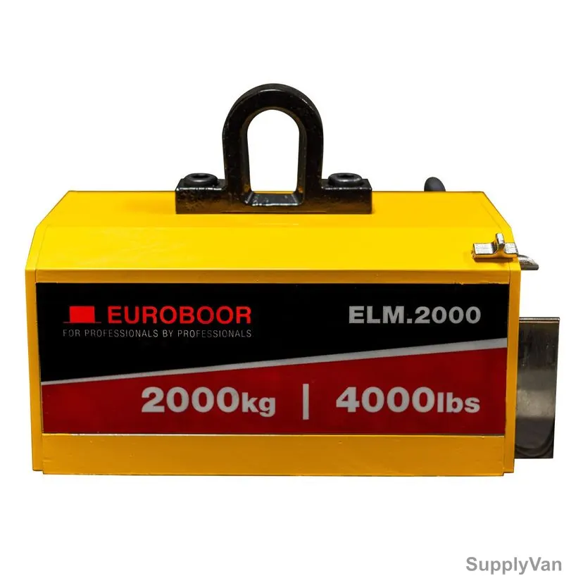 Euroboor Lifting Magnet, ELM.2000, 2000 Kg Capacity