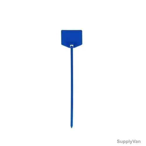 Label Cable Tie, Polypropylene, 150MM Length, Blue, 100 Pcs/Pack — image 1