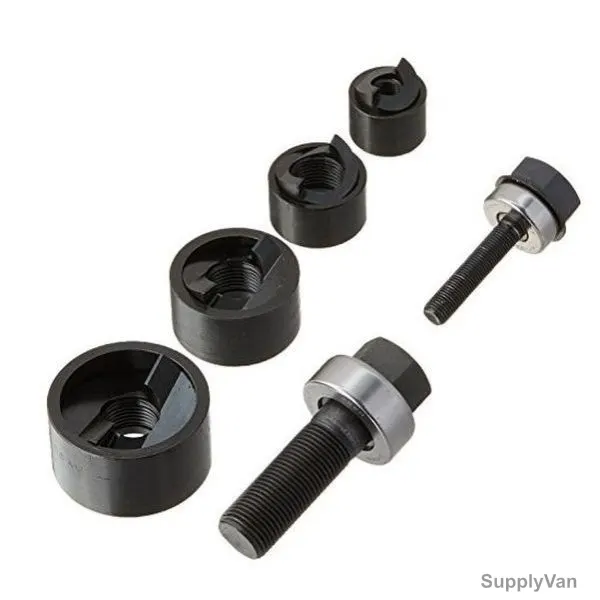 Greenlee Manual Knockout Punch Kit, 7235BB, 6PCS