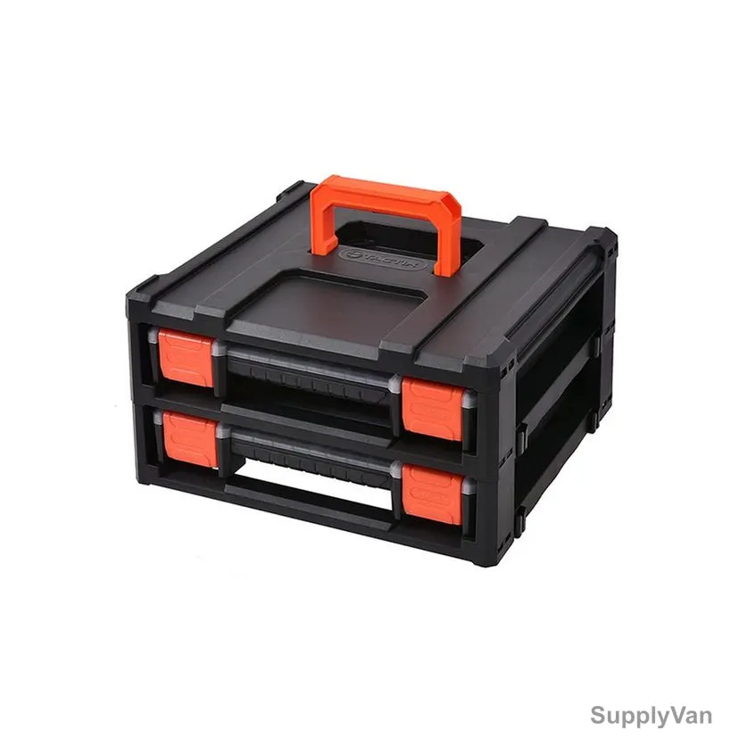 Tactix 2-Piece Organizer Set With Frame Rack, TTX-320180, 18.4CM Height x 33.1CM Width x 32.1CM Depth
