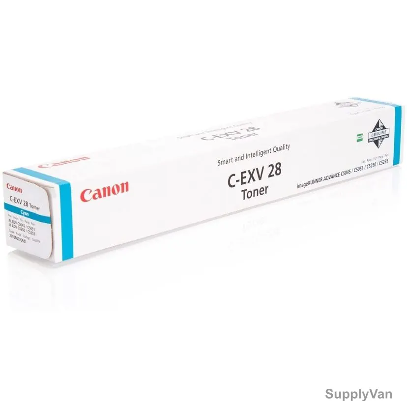 Canon Original Toner Cartridge, CEXV-28C, 38000 Pages, Cyan