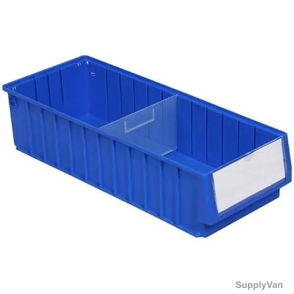 Excellent Plastic Shelf Bin, EP-6214, Polypropylene, 14CM Height x 23.5CM Width x 60CM Length, Blue