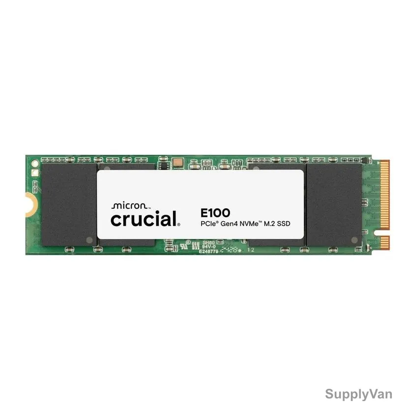 Crucial E100 PCIe Gen4 NVMe M.2 Solid State Drive, CT1000E100SSD3, 5000 MBPS, 1TB Storage Capacity — image 1