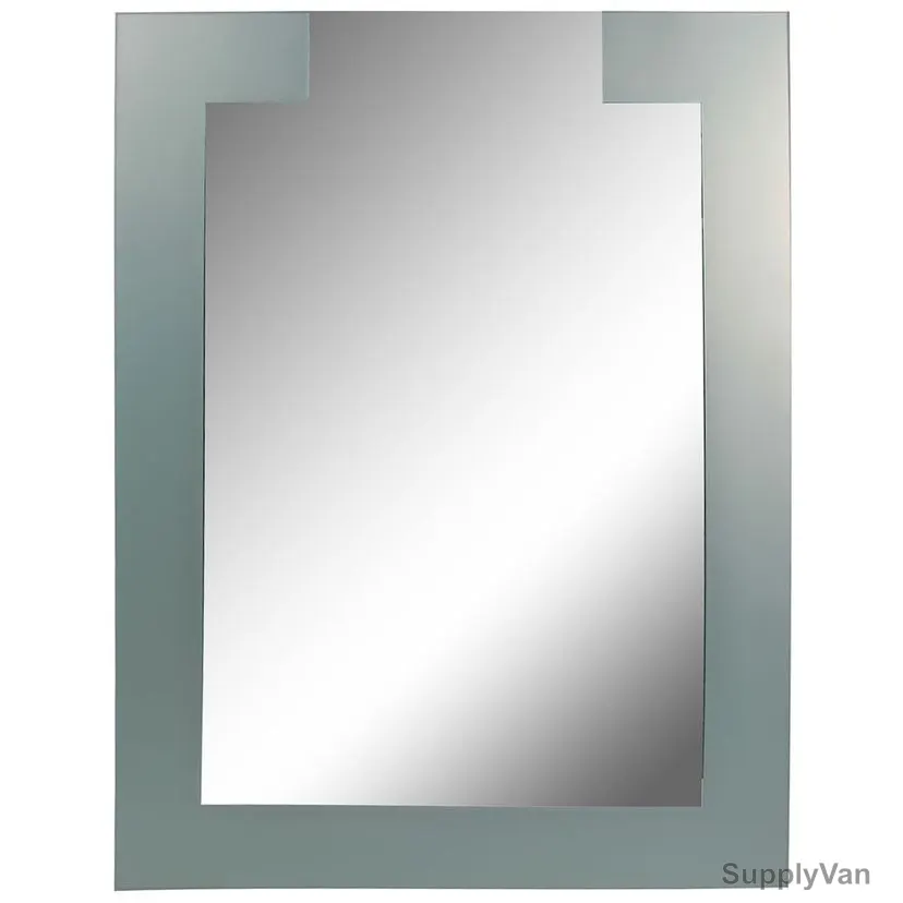 Argent Crystal Bathroom Mirror, YJ-617H, Rectangular