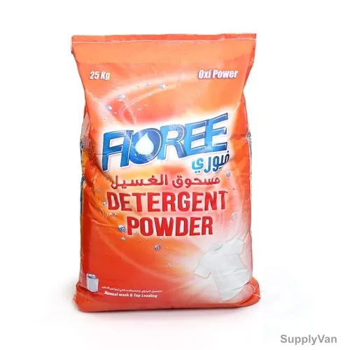 Fioree Top Load Advance Formula Detergent Powder, MDPEC007, 25 Kg, Orange