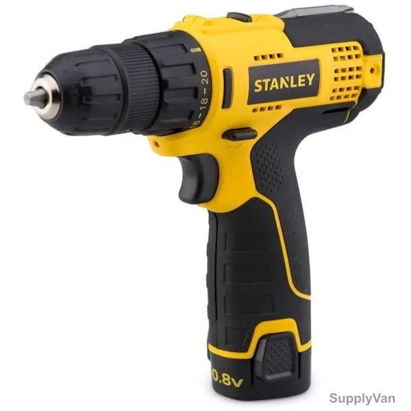 Stanley Cordless Compact Drill W/ Safety Mask, STCD1081B2-B5, 10.8V — image 1