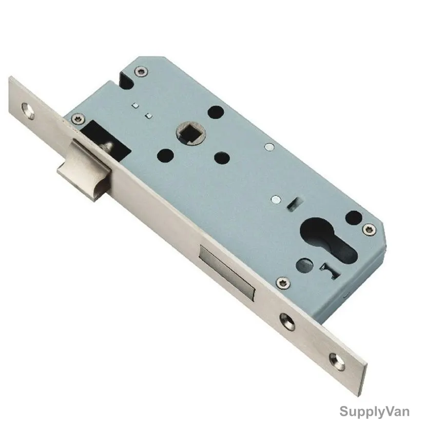 Dorfit Euro Profile Sash Lock, DTML026-7085, Stainless Steel, 70MM Backset Size, Satin