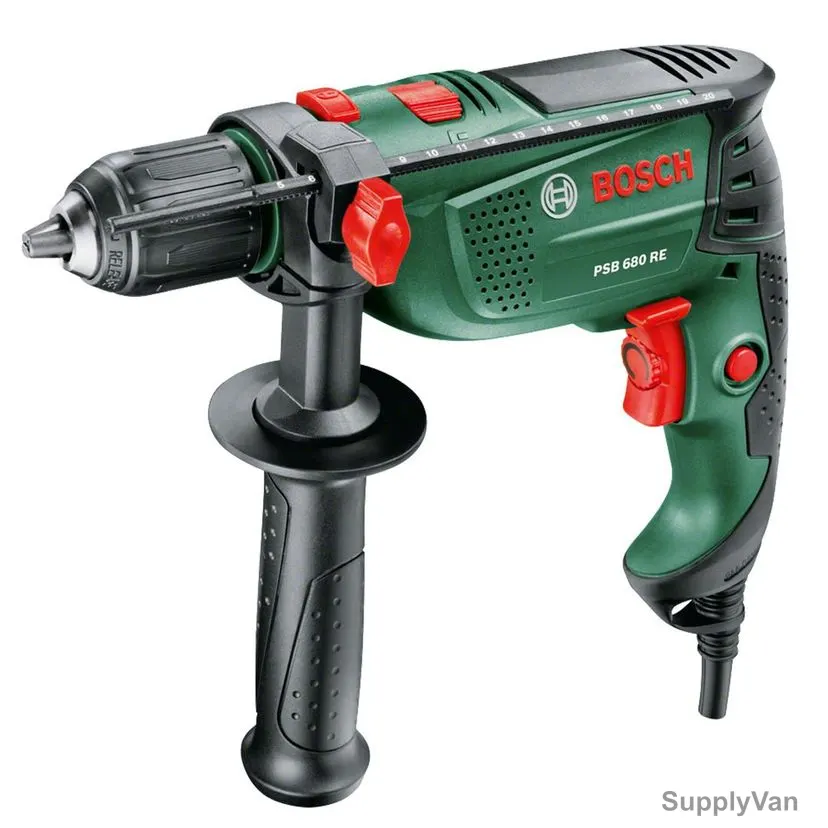 Bosch Impact Hammer Drill, PSB-680-RE, 680W, 48000 BPM