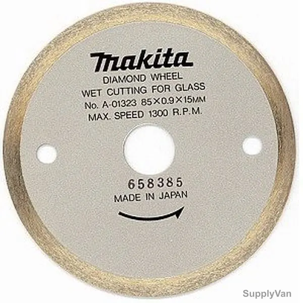 Makita Continuous Rim Diamond Blade, A-01323, Wet, 85MM, Gold