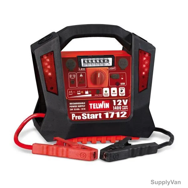 Telwin Battery-Powered Starter, Pro-Start-1717, 12V