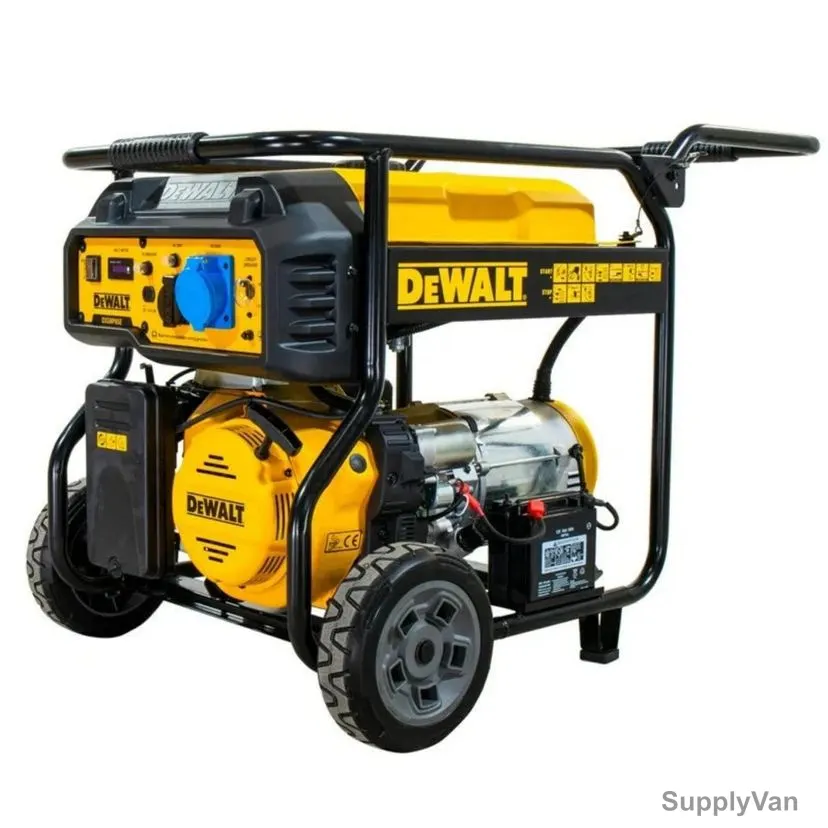 Dewalt Electric Start AVR Generator, DXGNP85E, 8000W, 28 Ltrs Fuel Tank Capacity — image 1