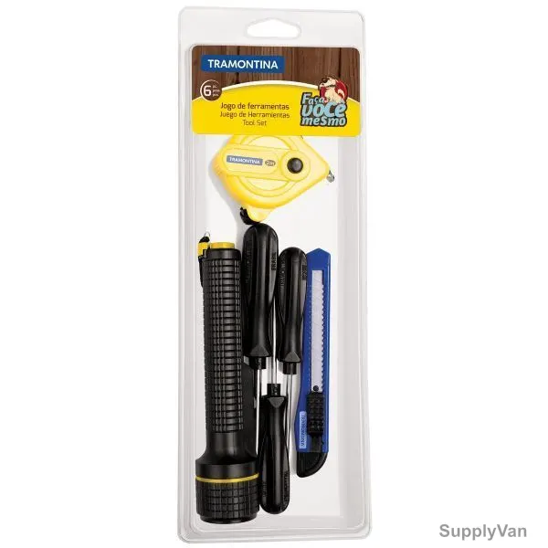 Tramontina Hand Tool Set, 43408143, 6 Pcs/Set