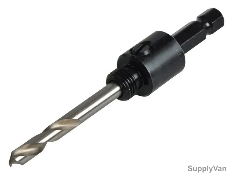 Starrett Hole Saw Drive Arbor with HSS Pilot Drill, A1, 14-30mm