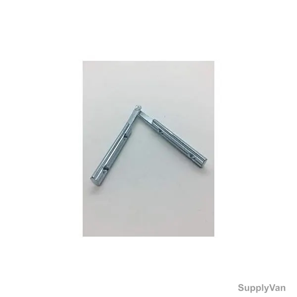 Extrusion 45 Degree Type A Profile Cross Connector, 20 Series, Steel, 74 x 74MM