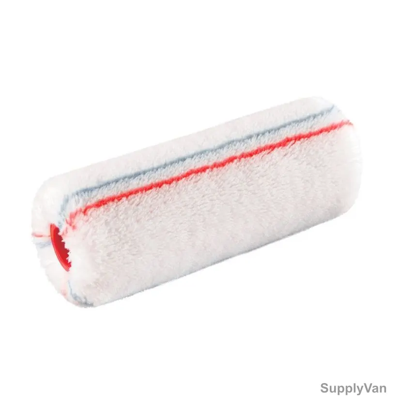 Beorol Paint Roller Cover, VJMSCR278, Jumbo Master Classic, White and red