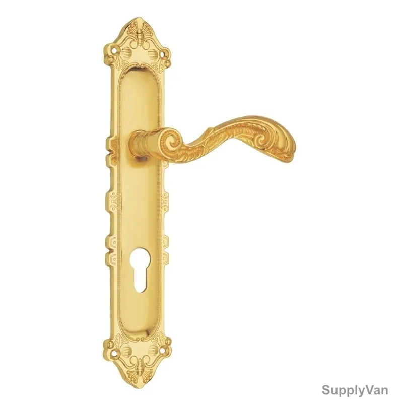 Burano Door Handle, AA100-AA06, Zinc, Screw Mount, 250MM