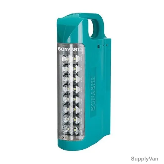 Sonashi Rechargeable Emergency Lantern, SEL-677, 6V, 3.5Ah, Aqua
