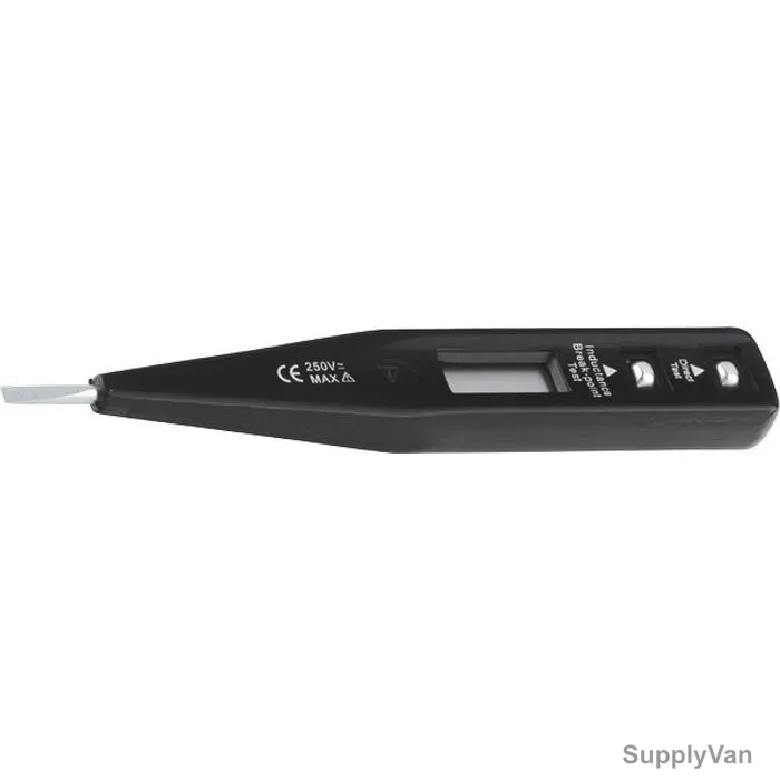 Sparta Voltage Tester, 130805, 12-220V, Liquid Crystal Display