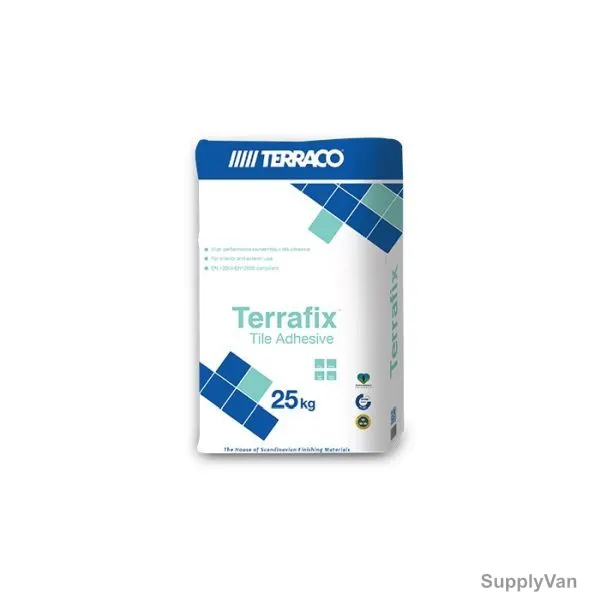 Terraco Terrafix Tile Adhesive, W11, Grey, 25 Kg — image 1