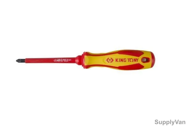 Kingtony Insulated Screwdriver, 14710204, Phillips, PH2 Tip Size x 100MM Blade Length
